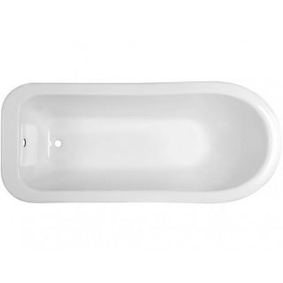 Ванна из литьевого мрамора Эстет Carskaya silk ФР-00014393 170x73см белый матовый